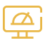 Computer with Protractor Icon